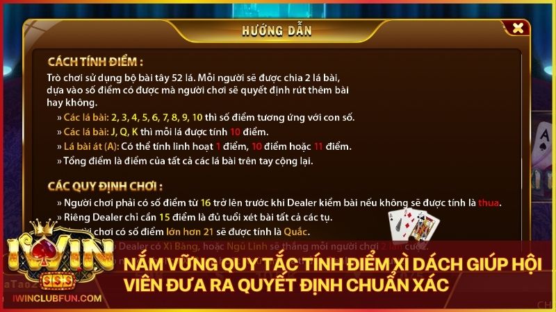 Hội viên hoàn toàn an tâm về tính xanh chín khi tham gia sảnh Xì dách Iwin