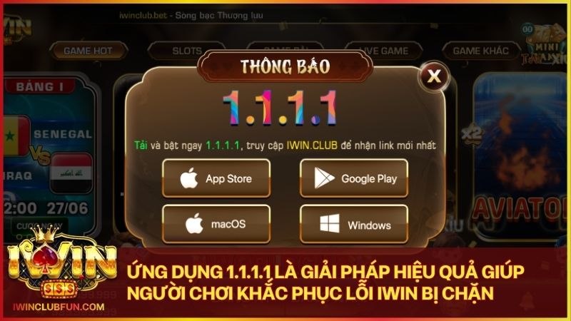 Kích hoạt ứng dụng 1.1.1.1 giúp bạn truy cập Iwin mượt mà và bảo mật thông tin