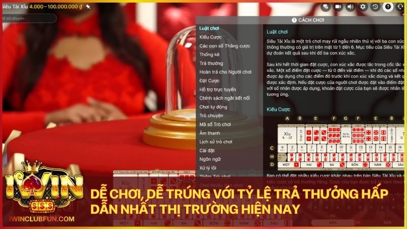 Tài Xỉu Livestream Iwin minh bạch đến từng nhịp xúc xắc dưới ống kính camera đa điểm