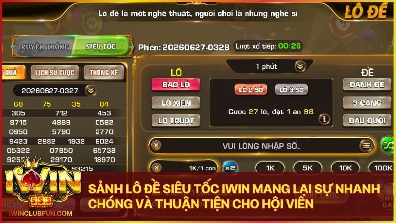 Hội viên hoàn toàn an tâm về tính minh bạch của kết quả lô đề siêu tốc