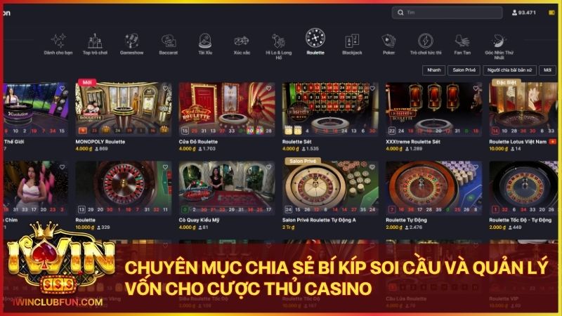 Chuyên mục trang bị cho hội viên những chiến thuật chơi casino hiệu quả và khoa học